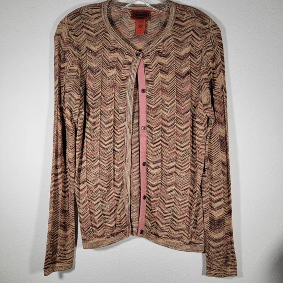 Missoni for Target Zigzag Cardigan - Brown and Cream - Picture 3 of 10